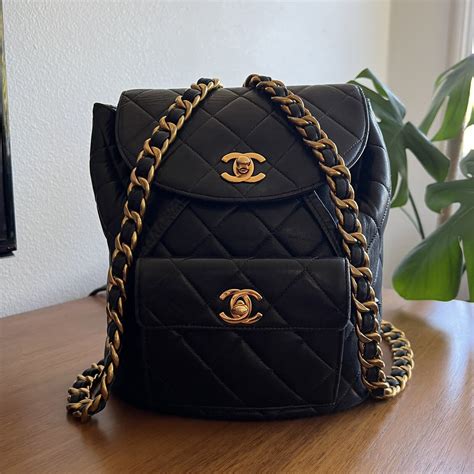 chanel backpack nylon|Chanel backpack vintage.